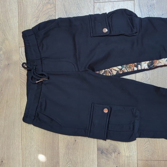 Valabasas Blek le Rat ORANGE MULTI FRENCH TERRY STACKED FLARE JEAN small - Picture 4 of 10